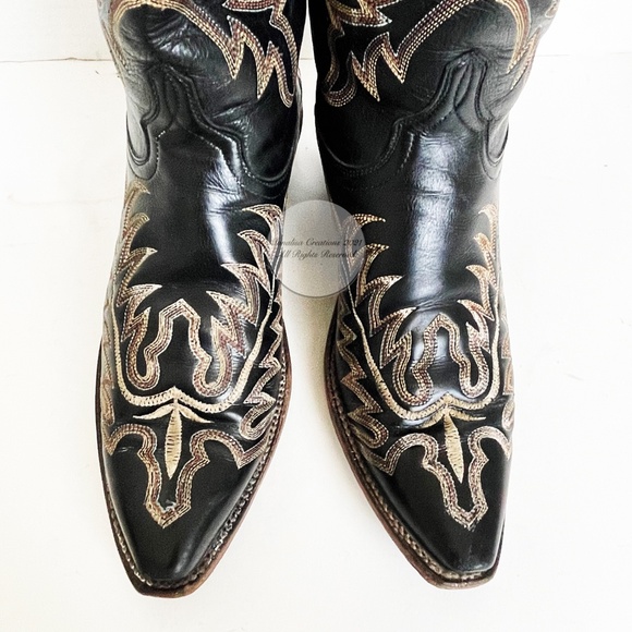 Lucchese Classics Handmade Boots Style L4552 7.5B Mayela Stitch Design - Picture 5 of 12